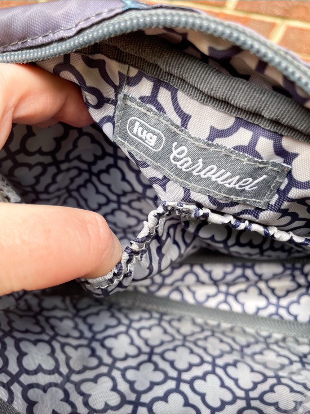 Lug Carousel Quilted Purple Butterfly Shoulder/Crossbody Bag - Some Callouts - Picture 6 of 13